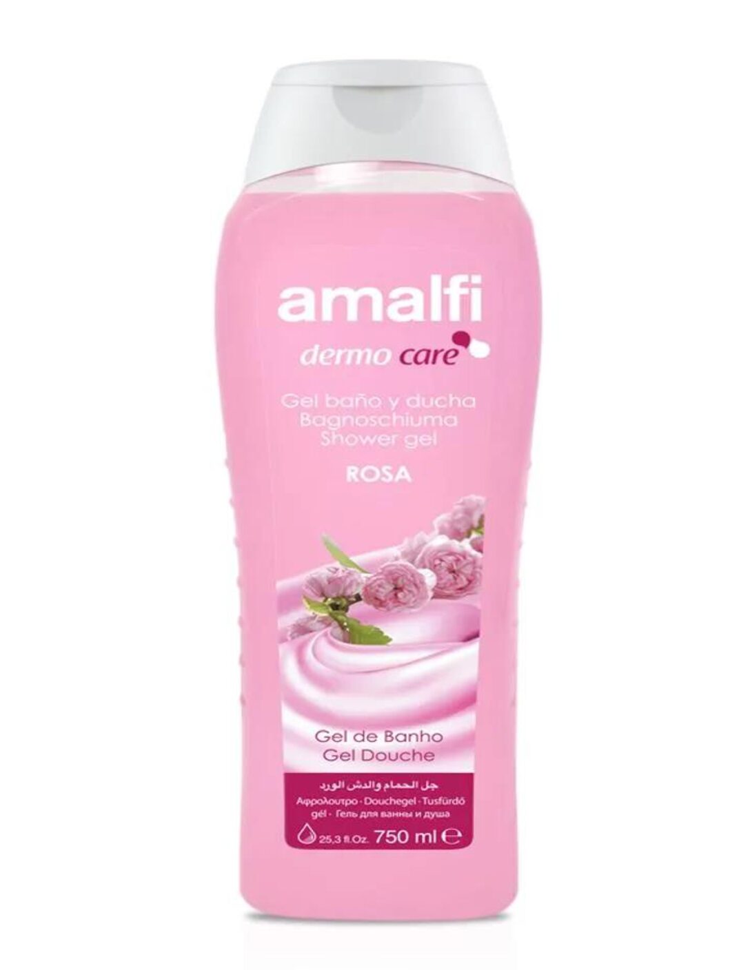 Amalfi Gel de Baño Rosa x750ml.